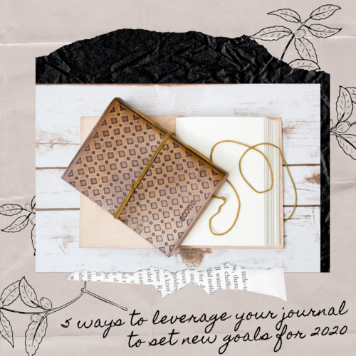 Outlined goals and action steps — representing the process of setting clear, achievable objectives for personal or professional growth