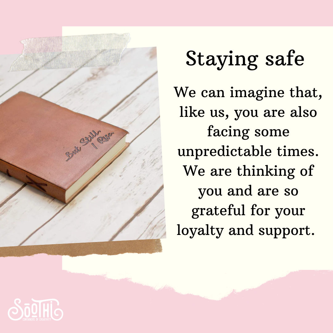 Staying Safe + Covid 19 Update