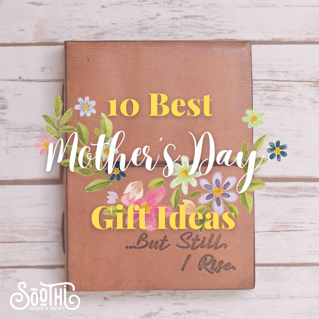 Beautifully arranged gift items including flowers, candles, and journals — showcasing thoughtful and heartfelt Mother’s Day gift ideas to celebrate and appreciate moms.