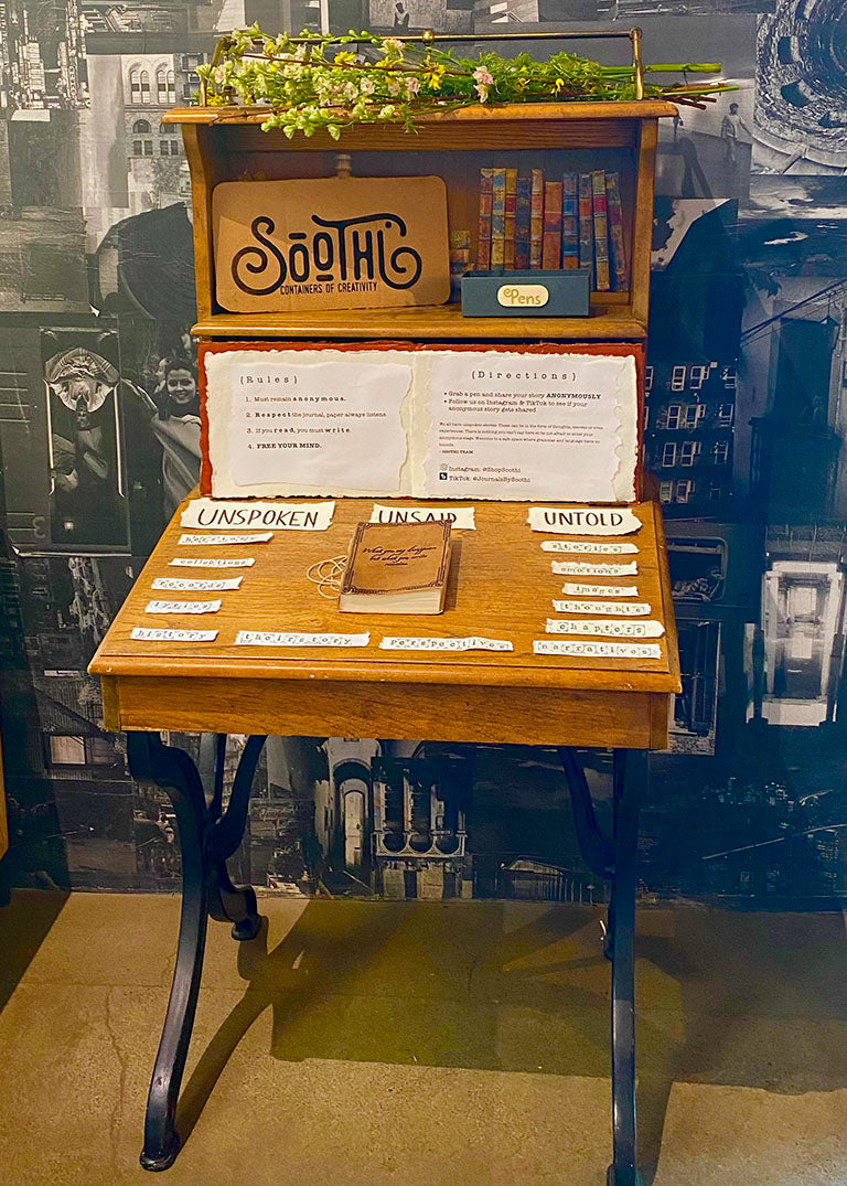 Unspoken Stories designed as a safe space for releasing inner thoughts, personal perspectives, and hidden reflections — encouraging emotional expression and self-discovery.