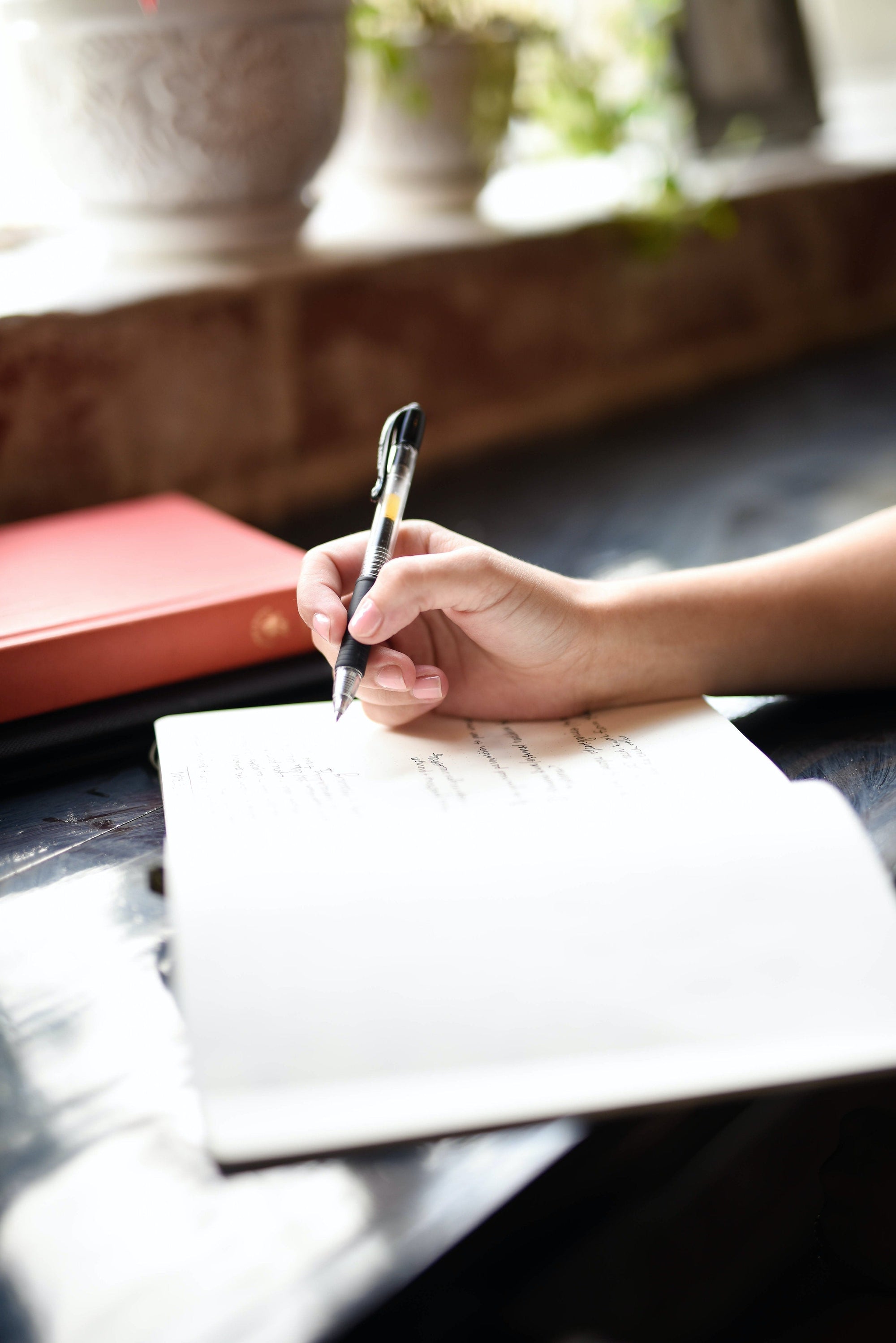 Written goals, affirmations, and reflections — representing intentional journaling practices that support self-awareness, personal development, and lasting growth.