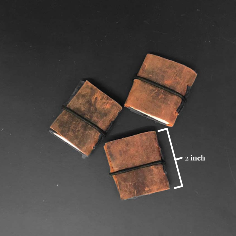 Pocket-sized leather notepads – refillable and eco-friendly for everyday organization