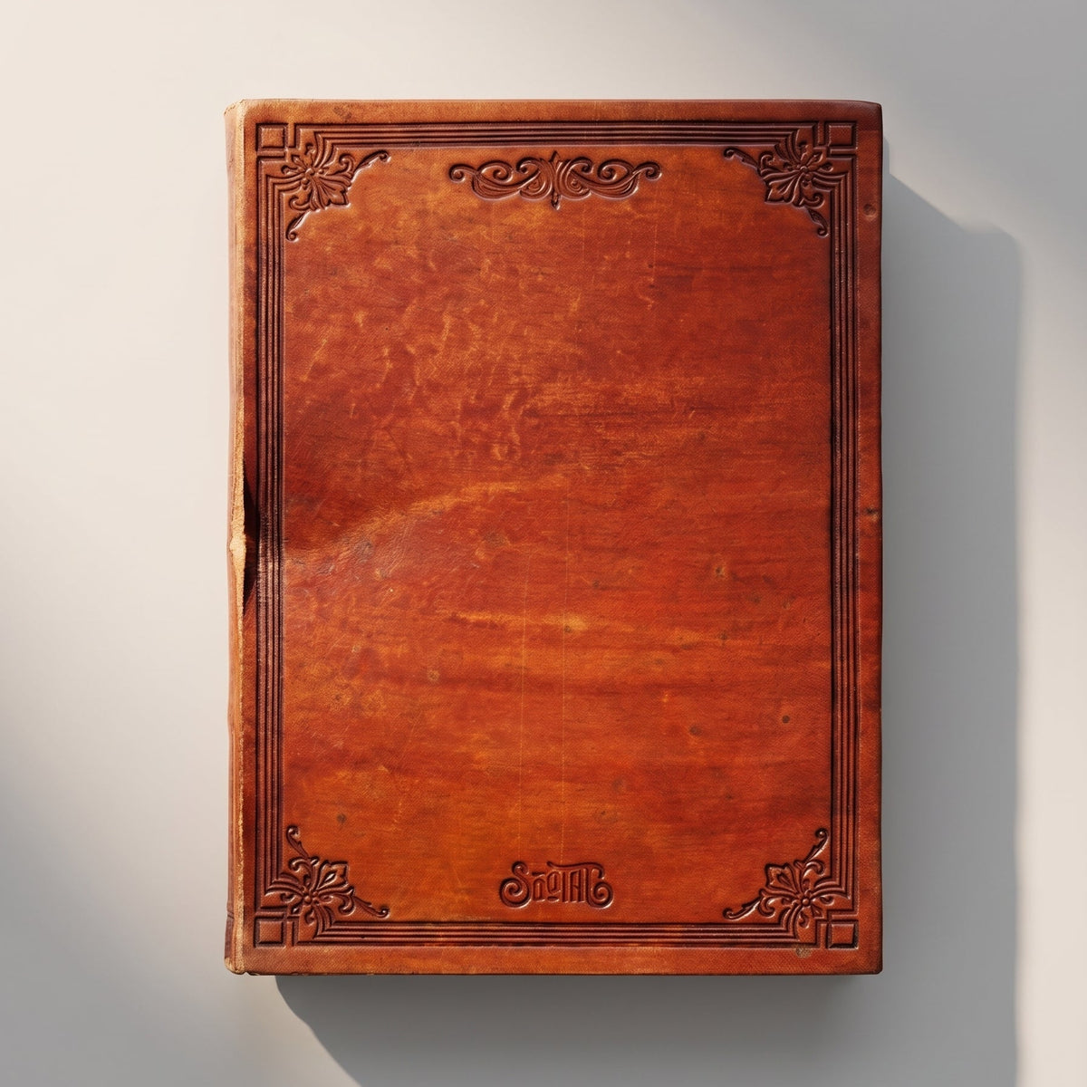 Edgar Allan Poe Leather Journal - "A Love More Than Love" Quote