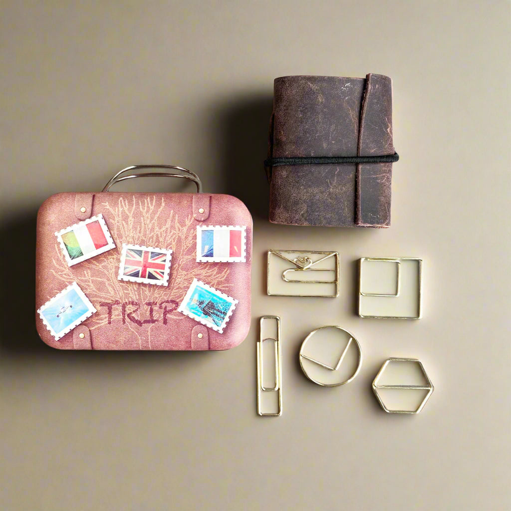 Mini leather journal – compact and stylish notebook for quick notes and everyday lists