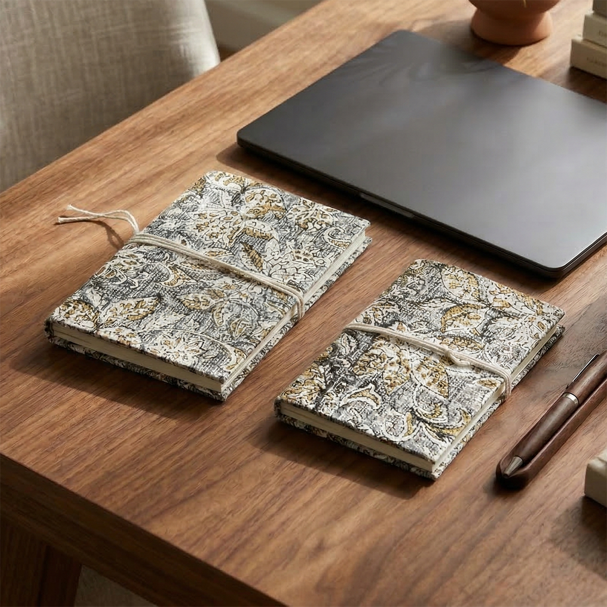 Signature Artisan Notebook Set - Twin Hardcover Journals & Writing Stationery Set