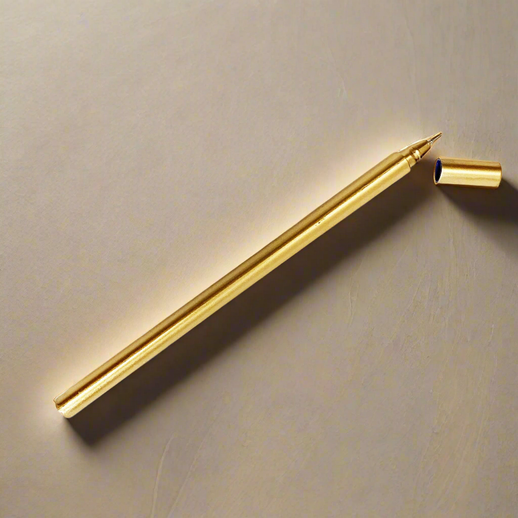 Sophisticated rollerball pen – perfect balance of form and function in a sleek metallic palette