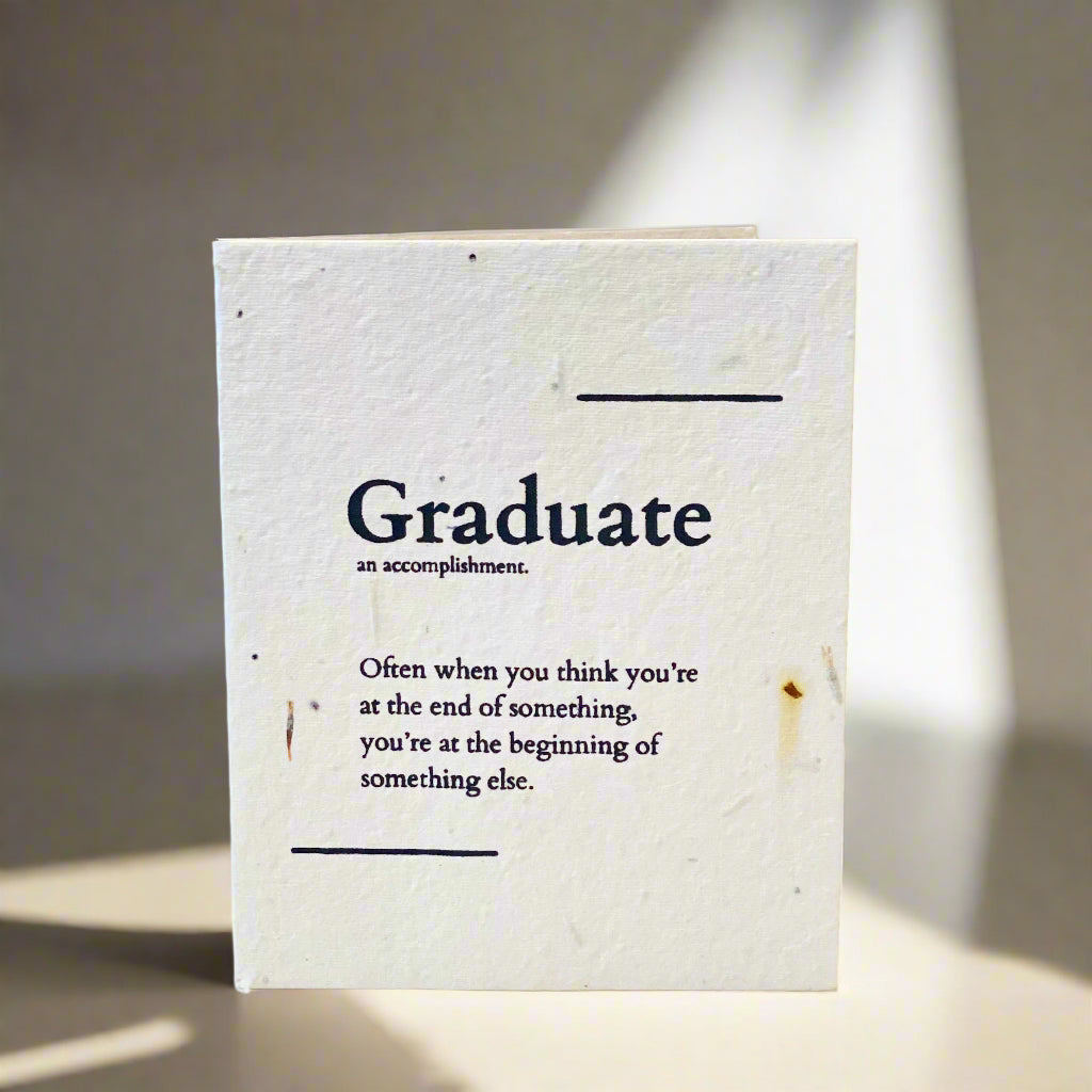 Graduate - Plantable Card