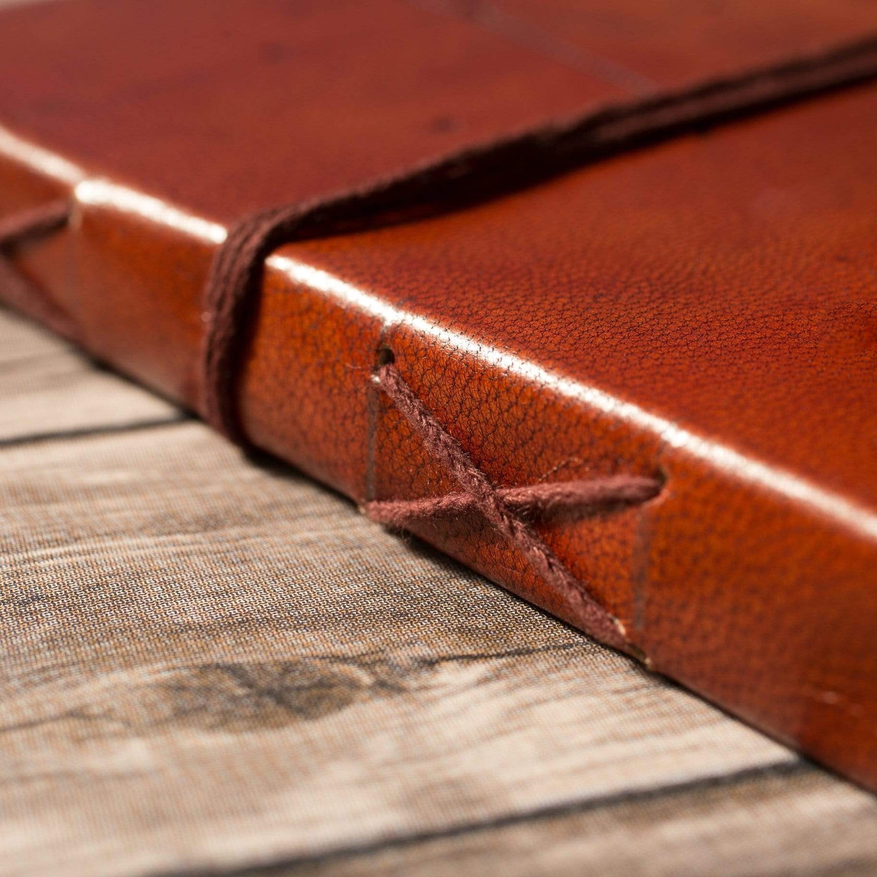 Salvaged leather journal – perfect for gifting to moms, sister, grandma, and girlfriend