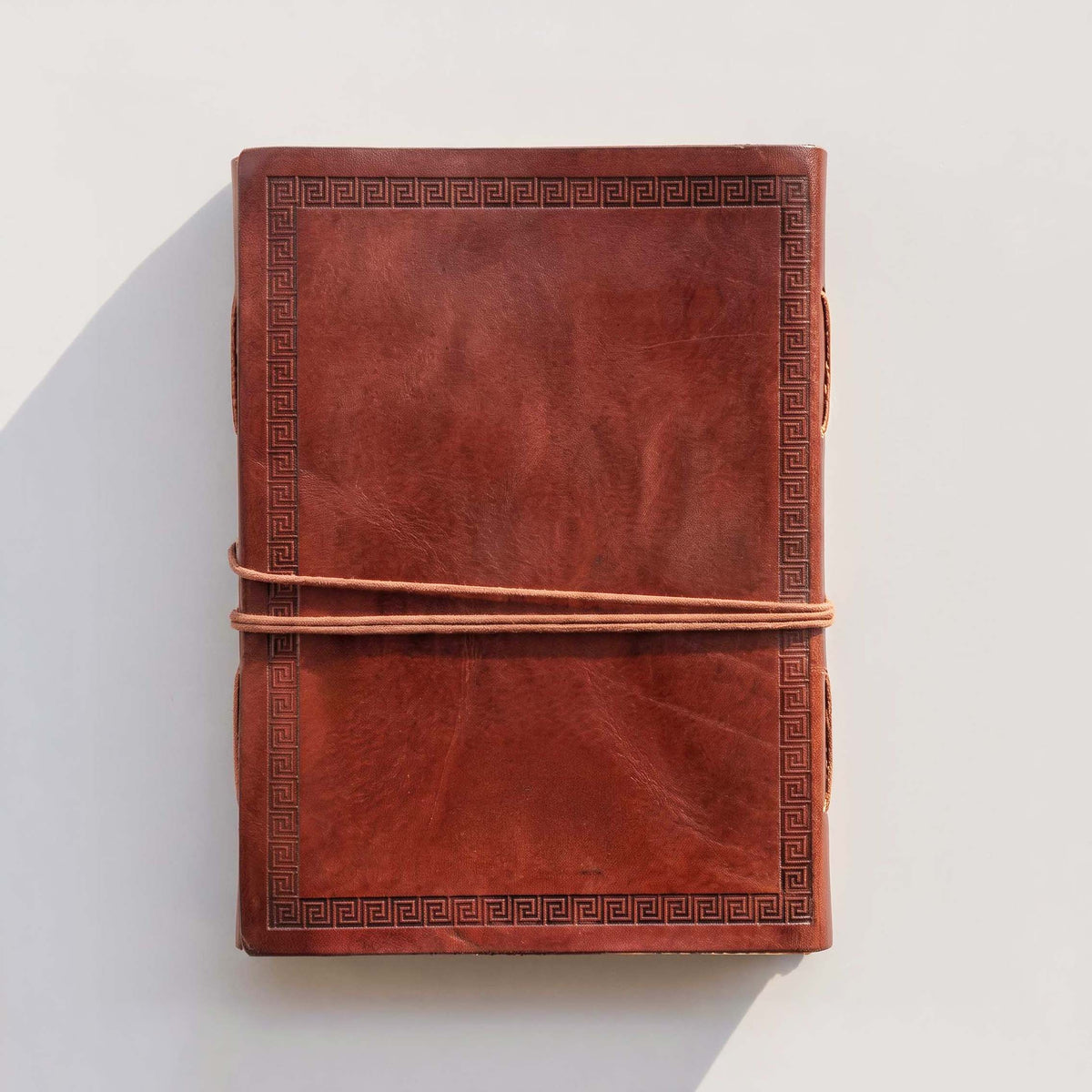 Homer “Endure, My Heart” Odyssey Quote Leather Journal