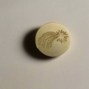 Shooting Star Wax Seal Stamp - Celestial Comet Design for Enchanting Seals