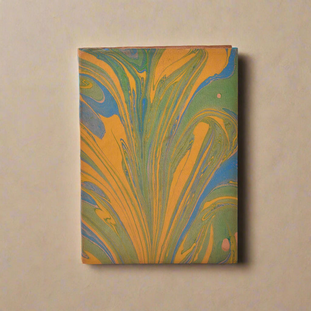 Pre-Order: Unique Marbled Leather Journal - Handcrafted 5x7 with Tree-Free Paper