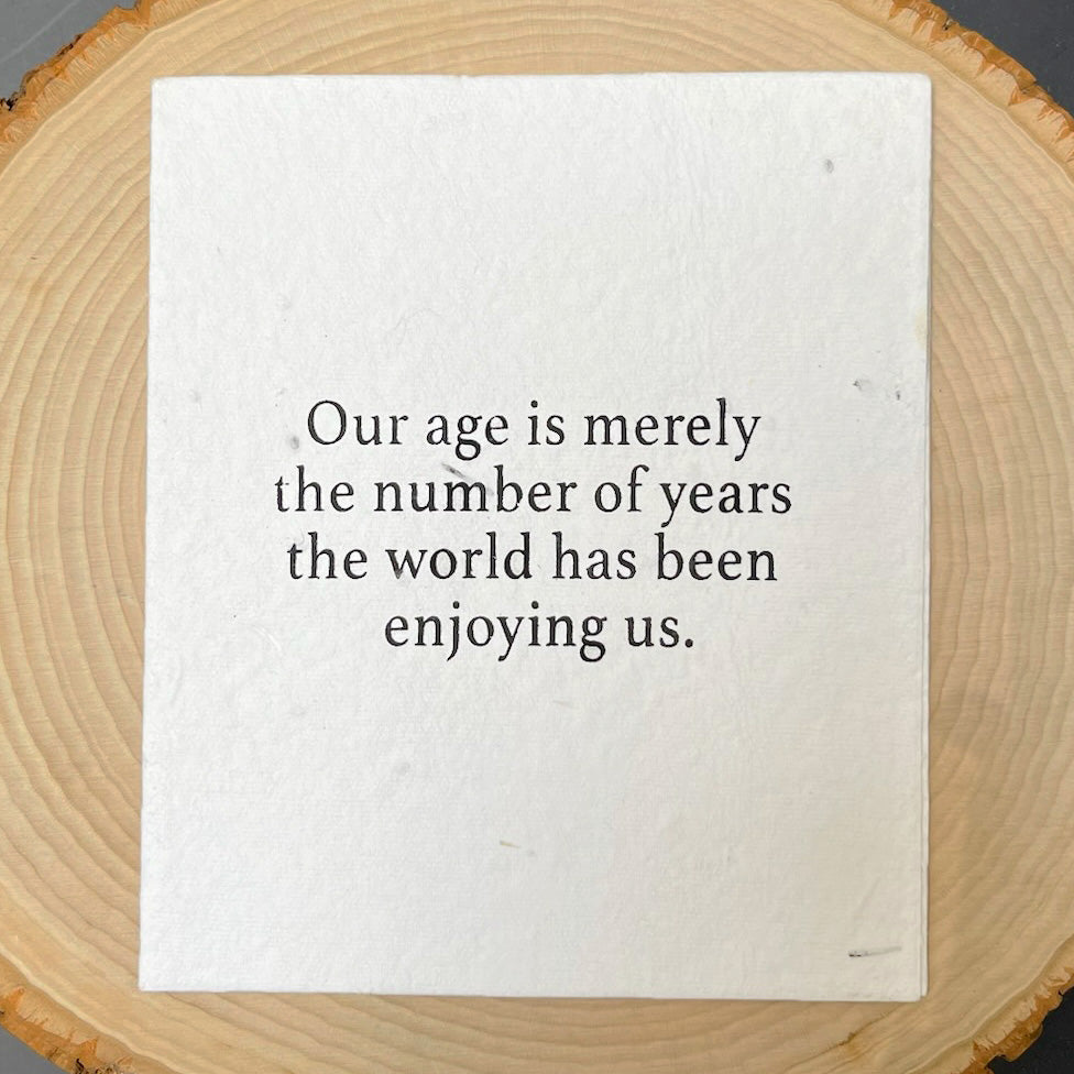 Age Is Merely The Number