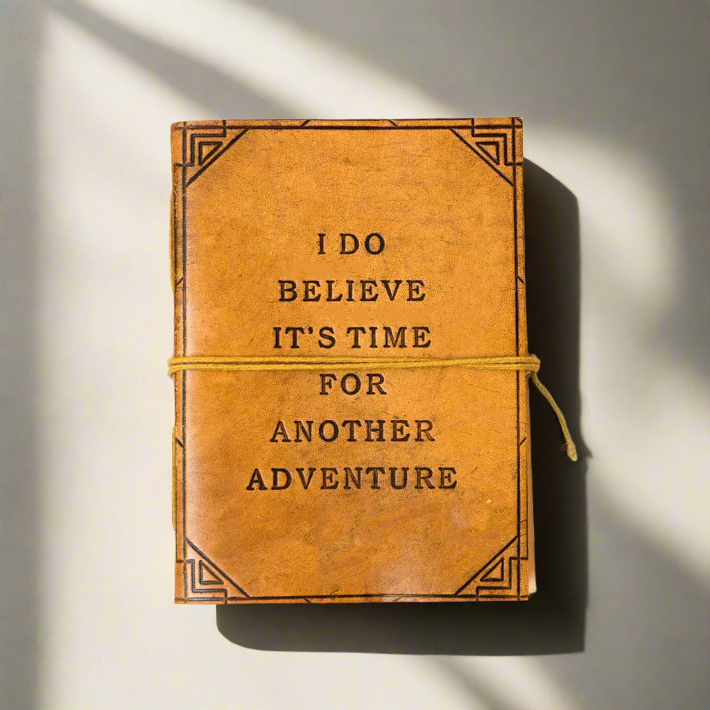 I do believe it&rsquo;s time for another adventure leather quote journal