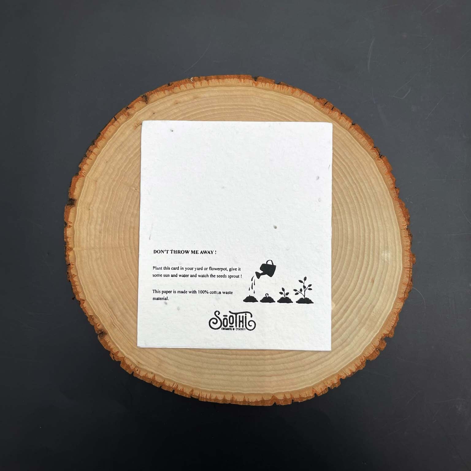 Things Well Done - Plantable Card