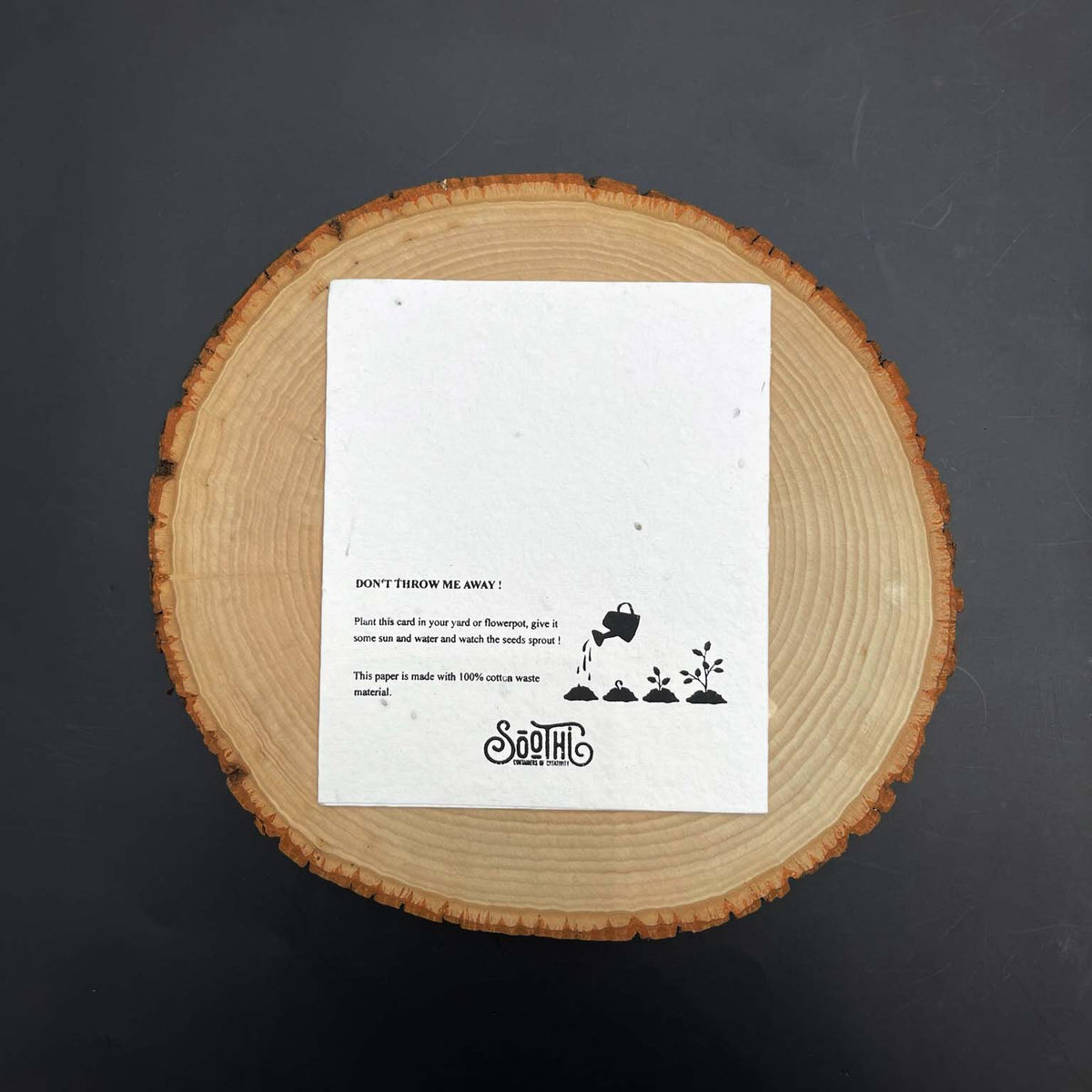 Sitting in Silence - Plantable Card