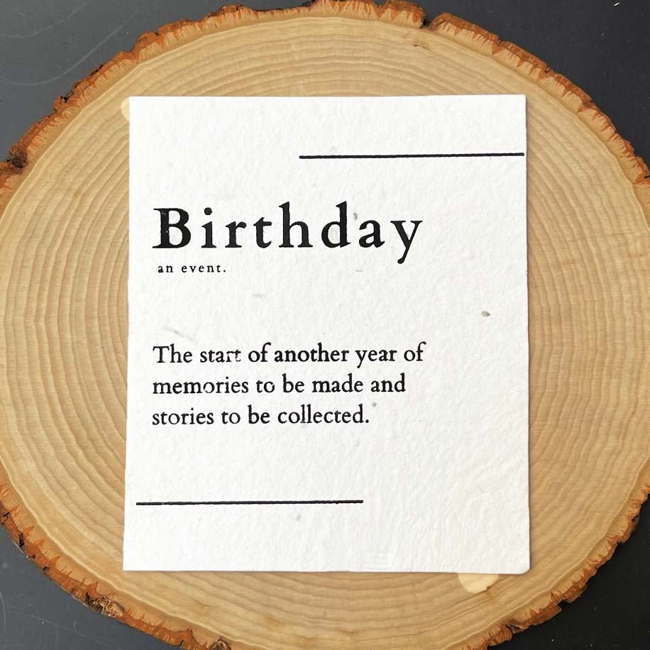 Birthday Plantable Card