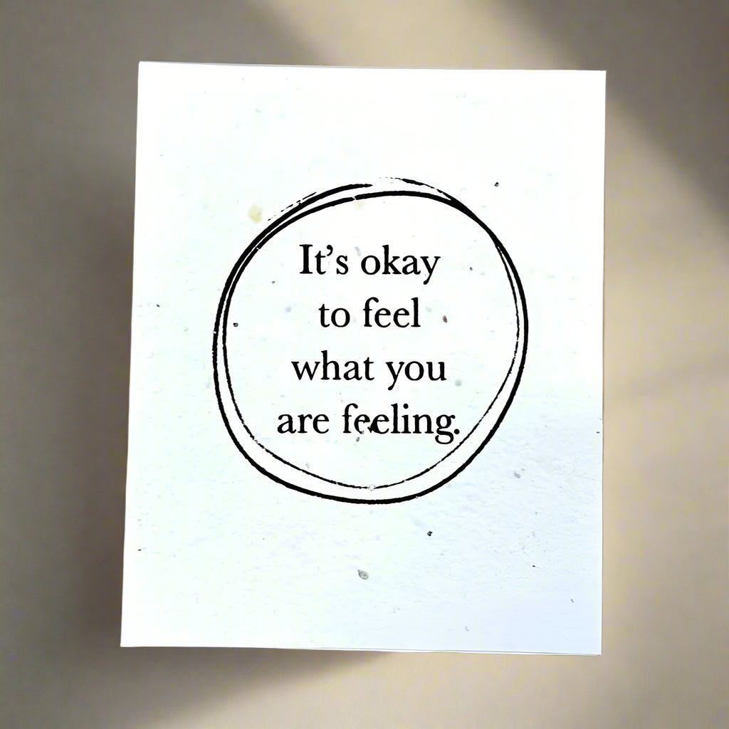 Feel Your Feelings - Plantable Card