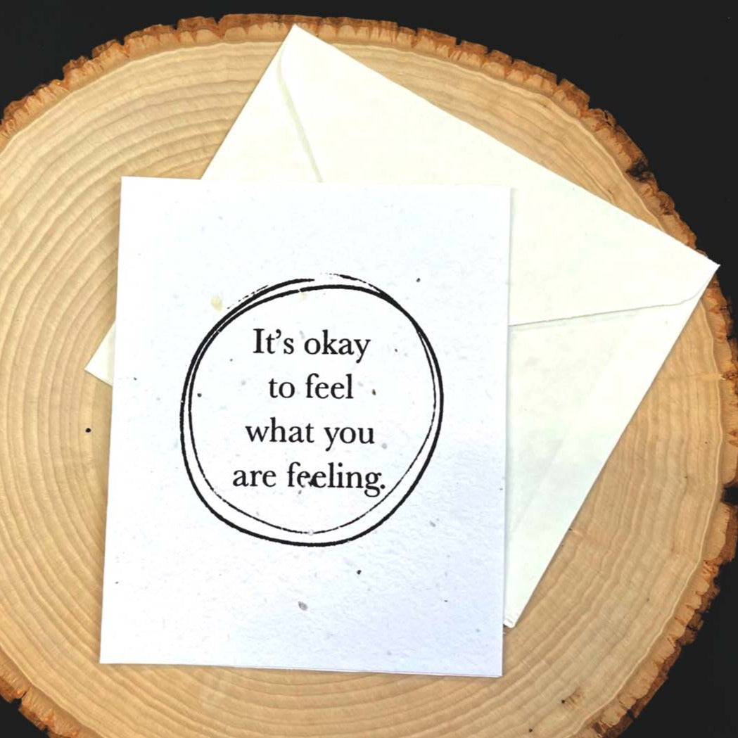 Feel Your Feelings - Plantable Card