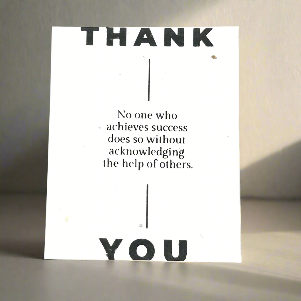 Acknowledging The Help Of Others