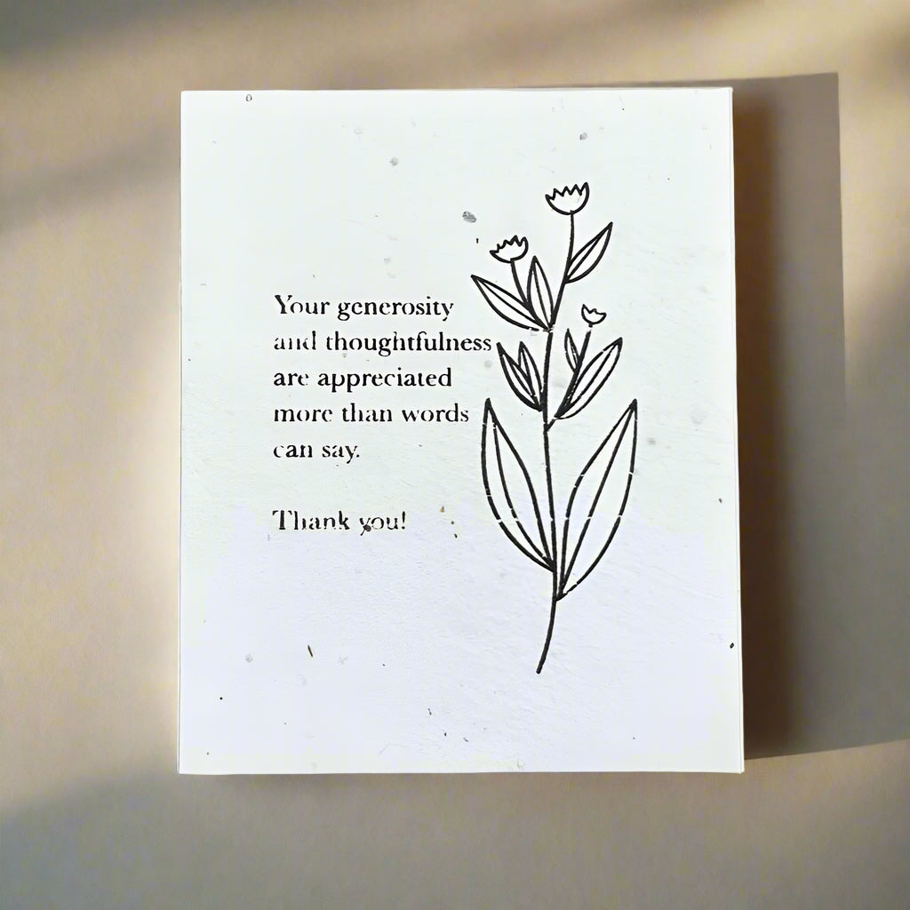 Generosity And Thoughtfulness