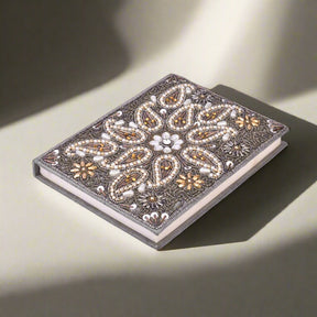 PRE ORDER - Exquisite Zari Hand-Embroidered Journal - A Royal Artistry 5x7 Keepsake