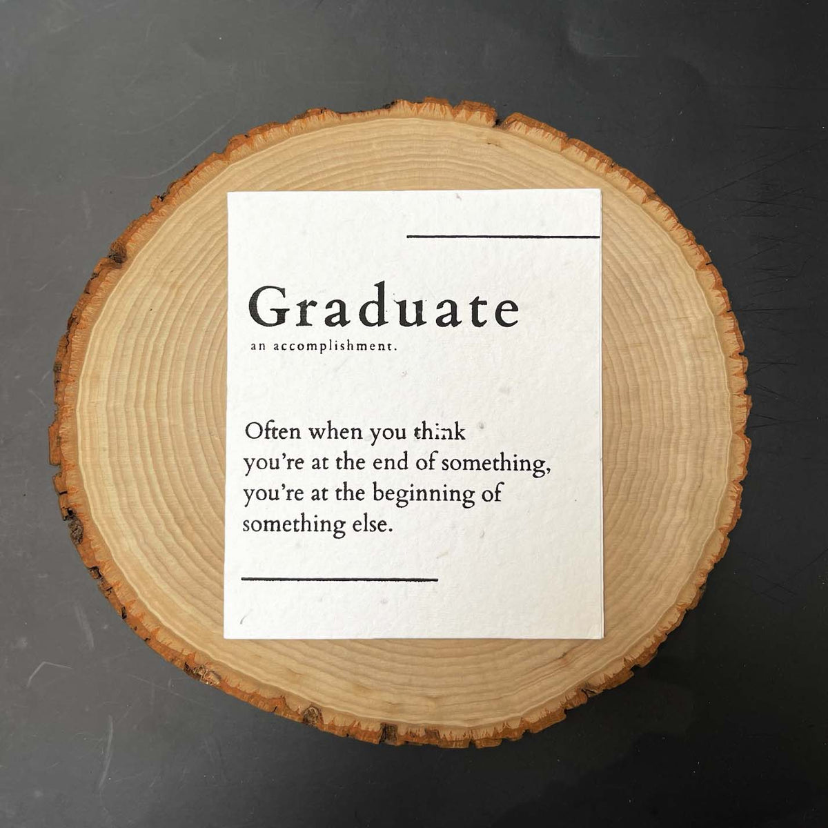 Graduate - Plantable Card