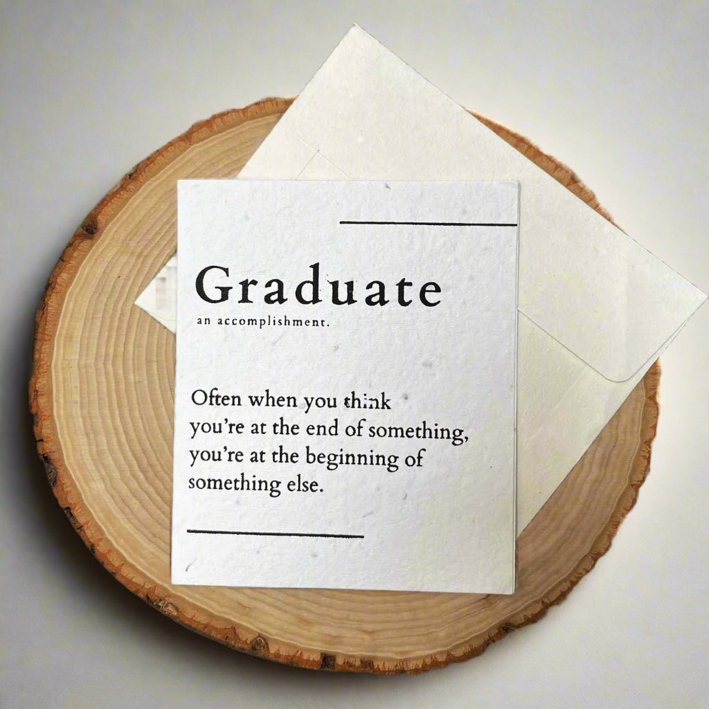 Graduate - Plantable Card