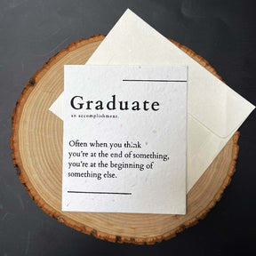 Graduate - Plantable Card