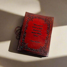 Leather Journal - Edgar Allan Poe We Loved