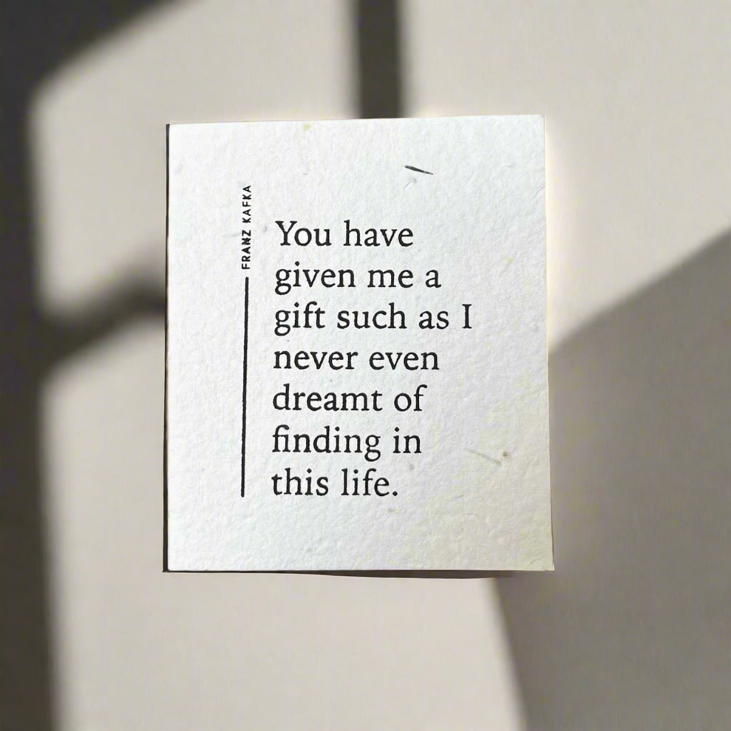 Franz Kafka Plantable Card