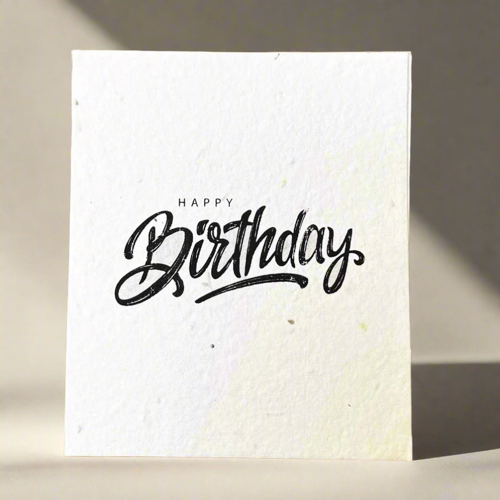 Happy Birthday Plantable Card