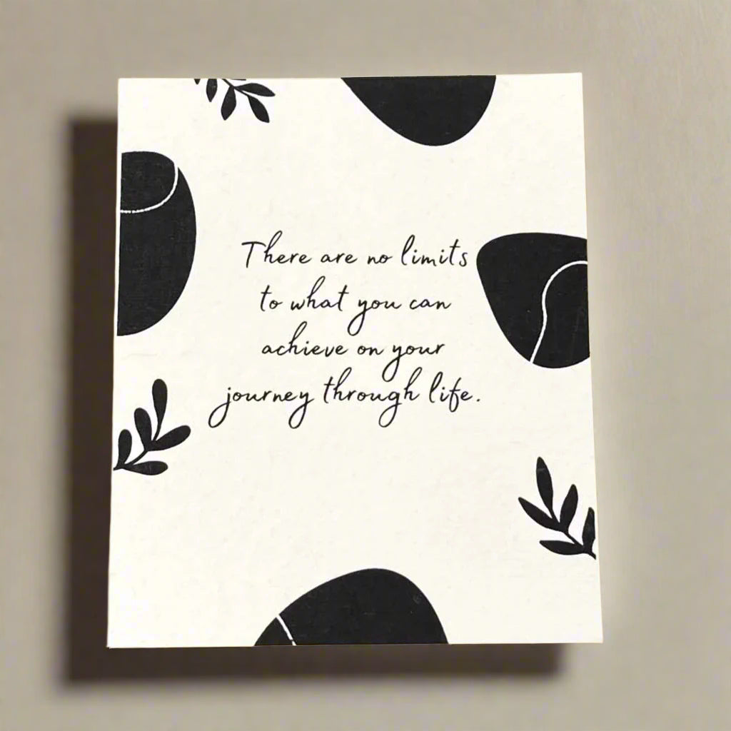 No limit to what you can achieve, Card
