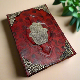 "Heritage Hues" Upcycled Leather Handmade Journal with Recycled Paper