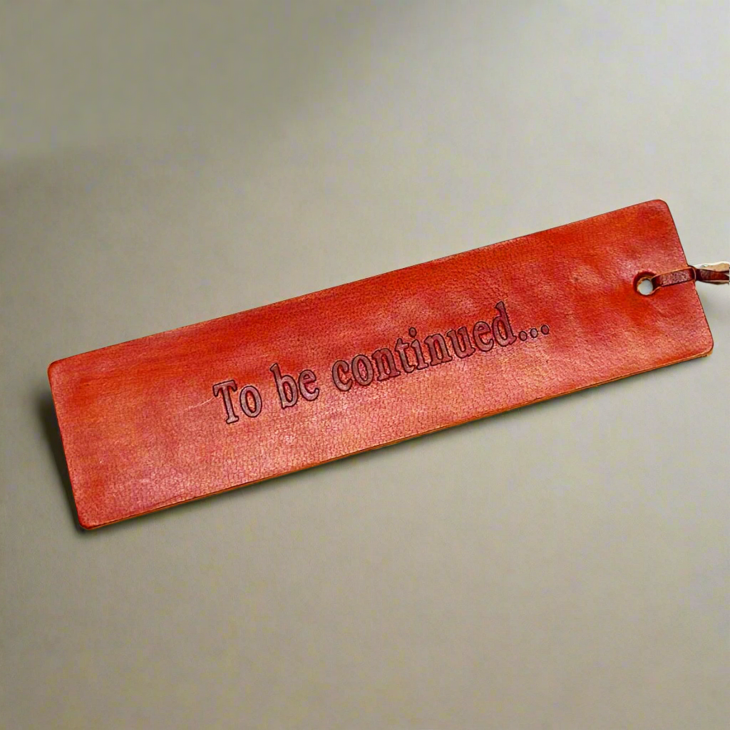 Quote Leather Bookmarks