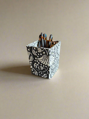 Onyx Bloom: Office-in-a-Box Decor Set