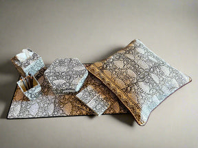 Onyx Bloom: Office-in-a-Box Decor Set