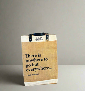 Inspirational Quote Jute Tote Bags - Stylish & Sustainable Shopping Bags