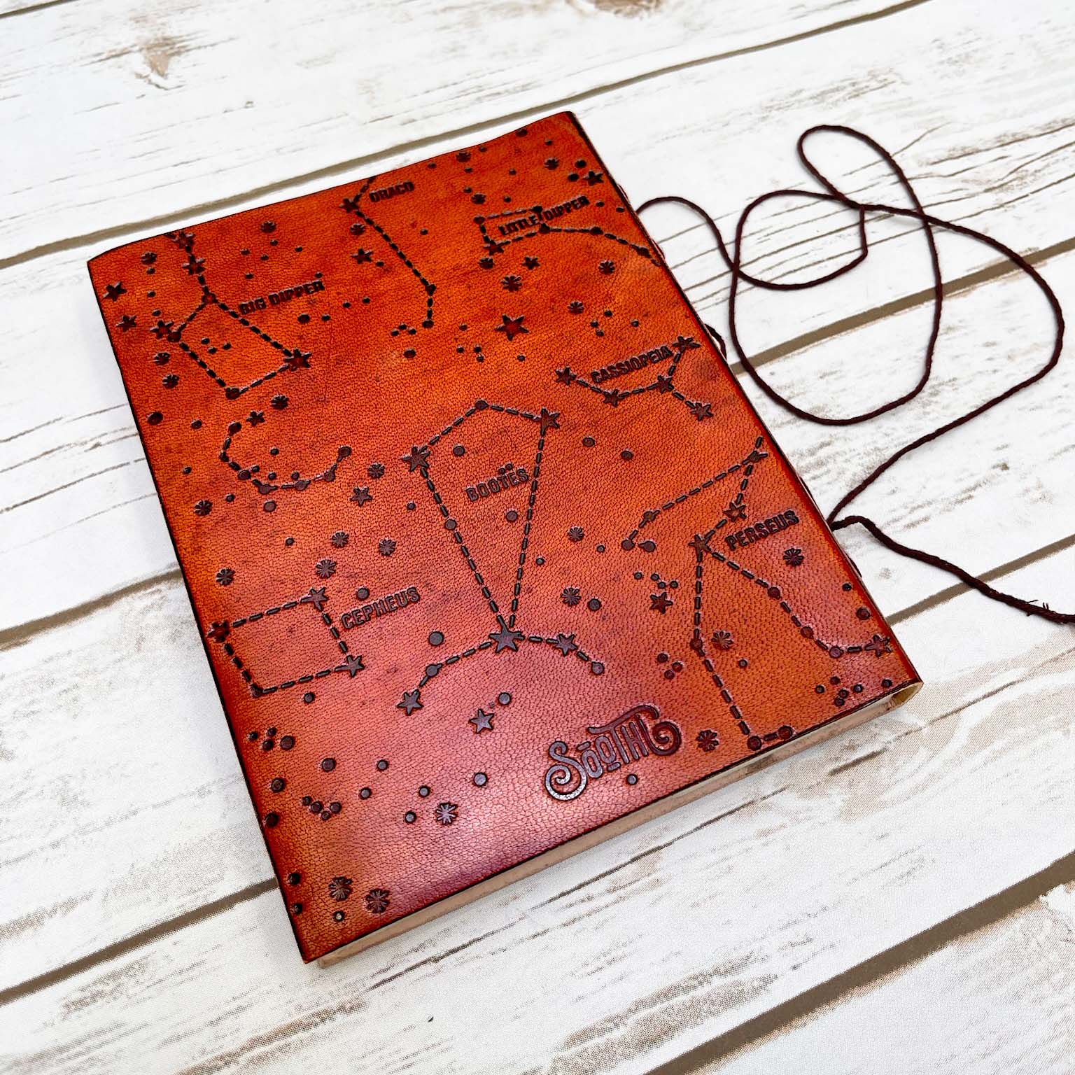 Madness Quote Leather Journal - 5x7 Lined
