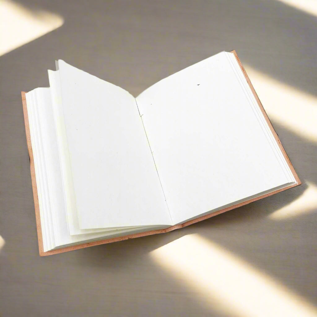 Custom engraved leather notebook – create your own cover design for a unique, handcrafted journal