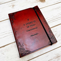 "If A Story" Handmade Leather Journal