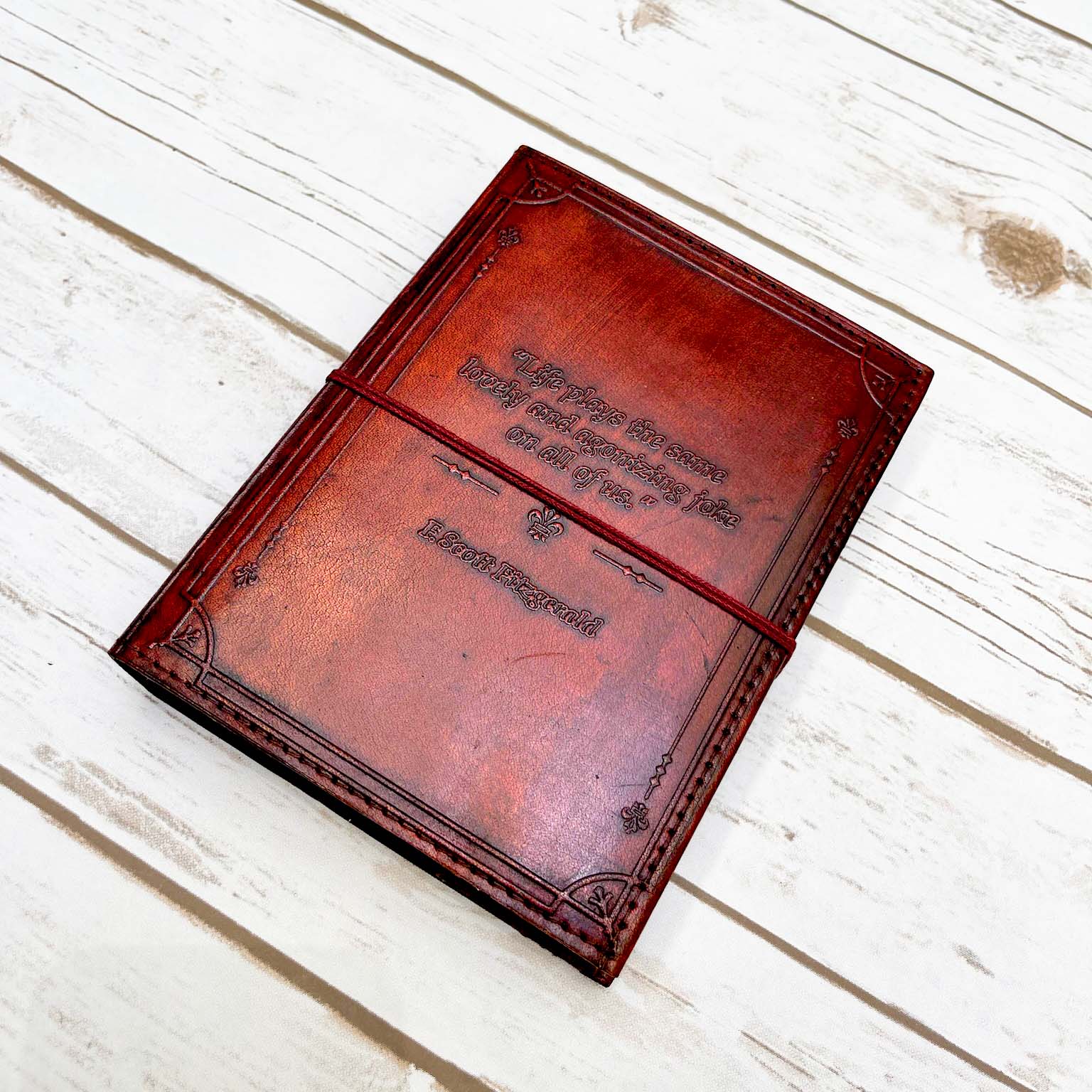 F. Scott Fitzgerald Refillable Leather Journal