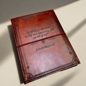 F. Scott Fitzgerald Refillable Leather Journal