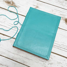 Blue Leather Journals - 8x6 Lined Pages