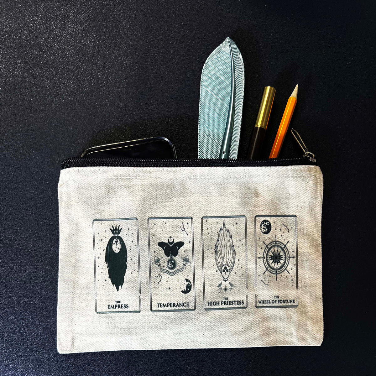 Tarot - Canvas Zip Bag