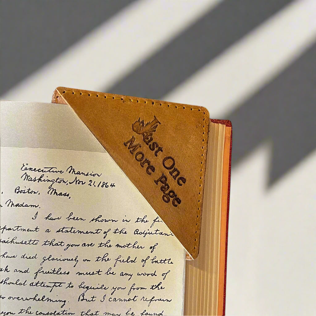 Square Leather Bookmarks