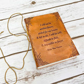 Not Another Flower Erin Van Vuren Quote Leather Journal - 7x5