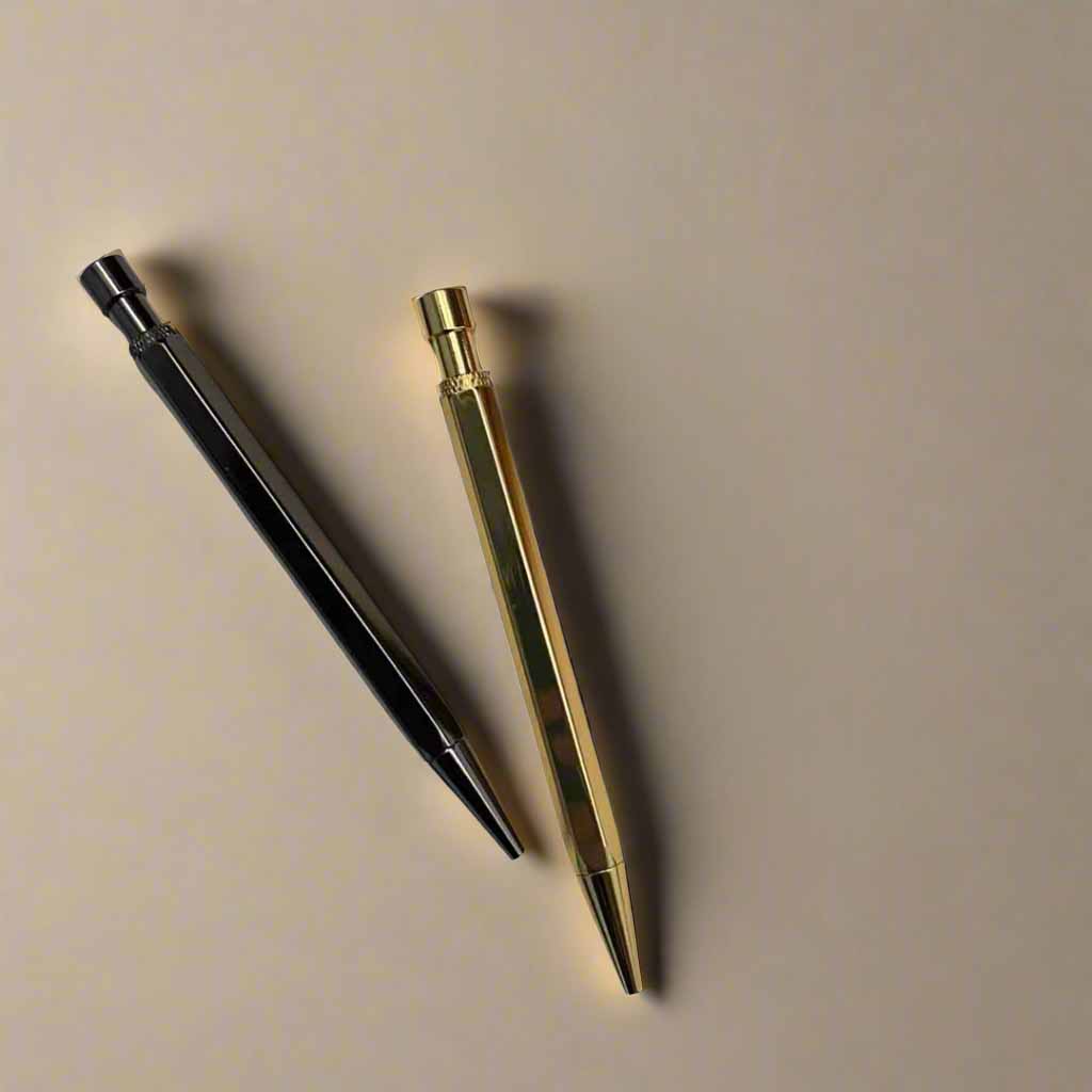 Retractable Solid Brass Pen - Elegant Design