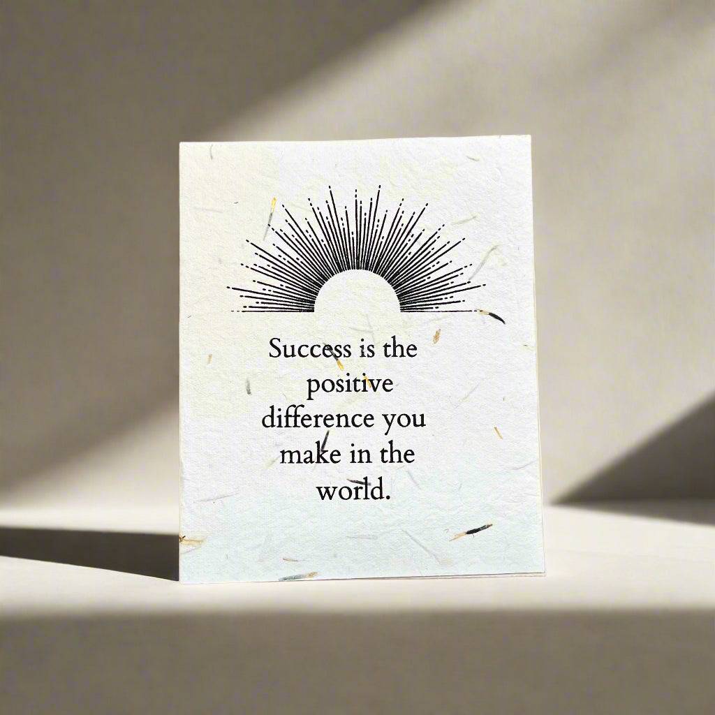 Success is the positive difference