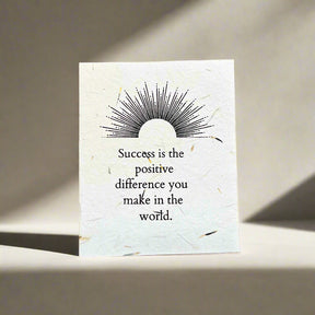 Success is the positive difference