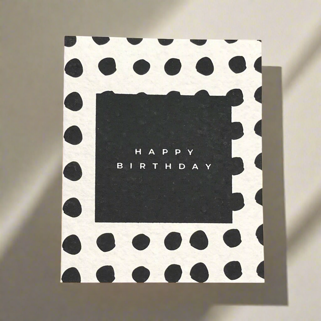 Happy Birthday Polkadot, Card